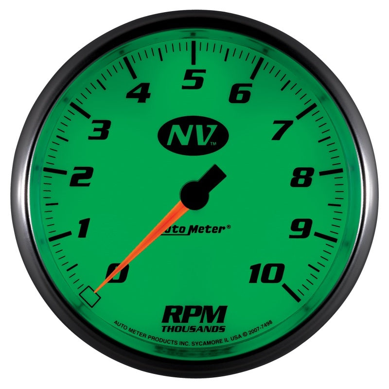 AutoMeter Gauge Tachometer 5in. 10K RPM In-Dash NV-thumbmail-6