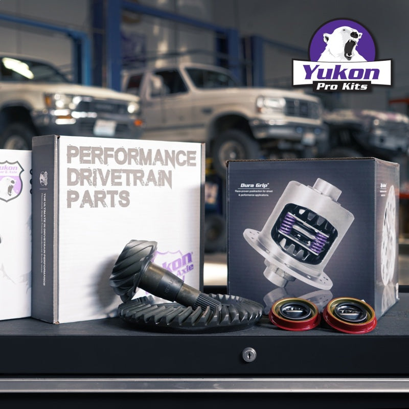 Yukon 8.6in GM 4.11 Rear Ring & Pinion Install Kit 30 Spline Positraction Axle Bearings and Seals-thumbmail-10