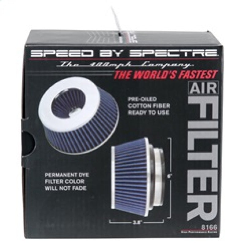Spectre Adjustable Conical Air Filter 2-1/2in. Tall (Fits 3in. / 3-1/2in. / 4in. Tubes) - Blue-thumbmail-16