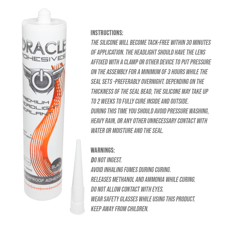 Oracle Headlight Assembly Adhesive - 10 oz Tube-thumbmail-9