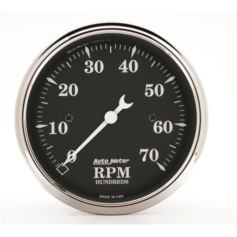 Autometer Old Tyme Black Gauge Kit 6 Pc Ford Truck 53-55 Tach/Mph/Fuel/Oilp/Wtmp/Volt-thumbmail-8