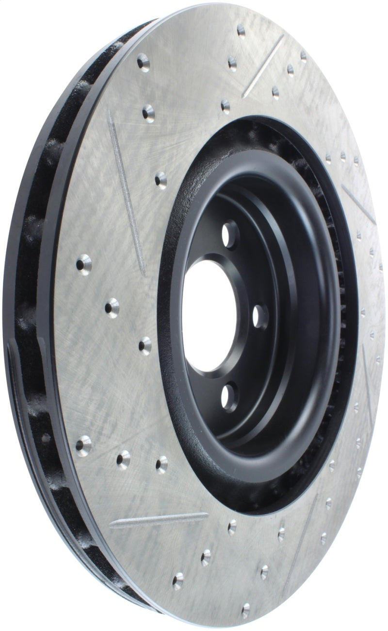 StopTech SportStop 06-09 Chrysler SRT-8 Front Left Drilled & Slotted Rotor-thumbmail-6