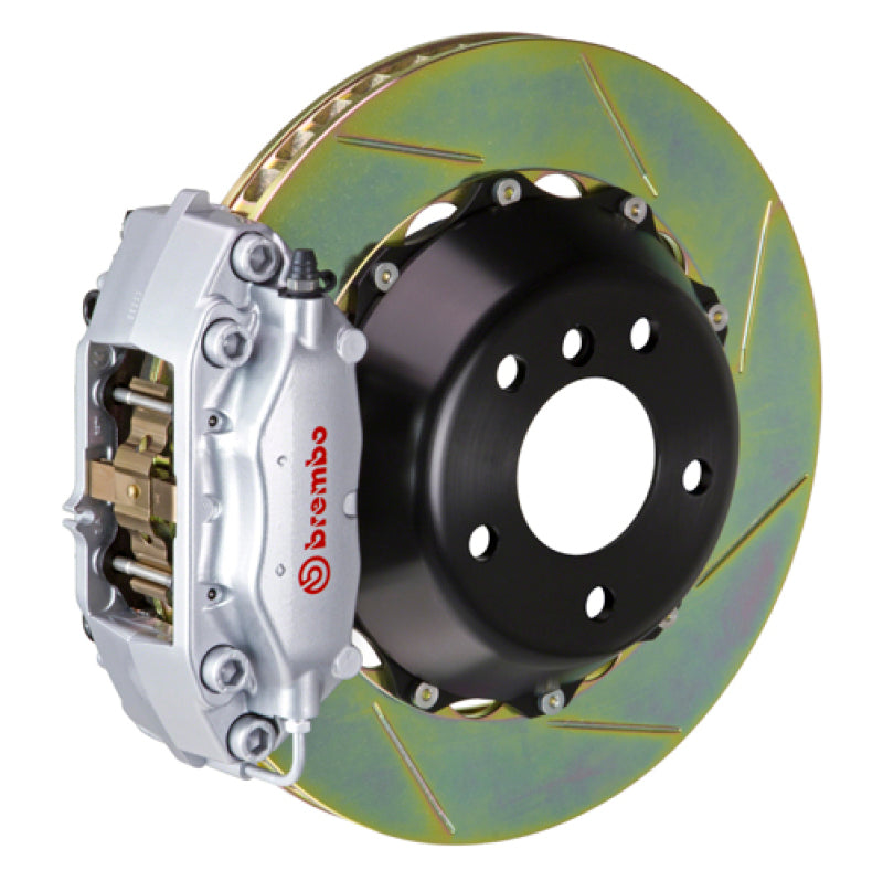 Brembo 12-16 FR-S/12-20 BRZ/17-20 86 Front GT BBK 4 Pist Cast 345x28 2pc Rotor Slotted Type1-Silver-thumbmail-1
