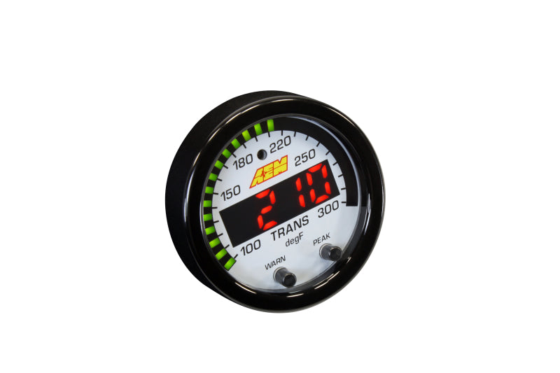 AEM X-Series Temperature 100-300F Gauge Kit (ONLY Black Bezel and Water Temp. Faceplate)-thumbmail-18