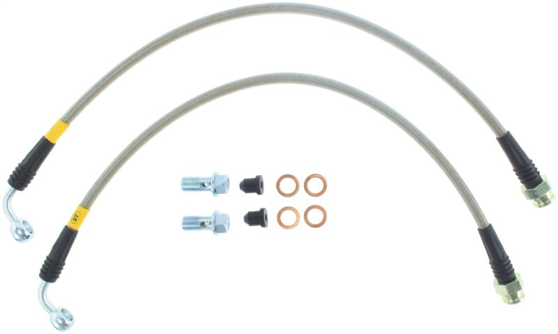 StopTech 14-17 Chevrolet Corvette Stainless Steel Front Brake Lines-thumbmail-2