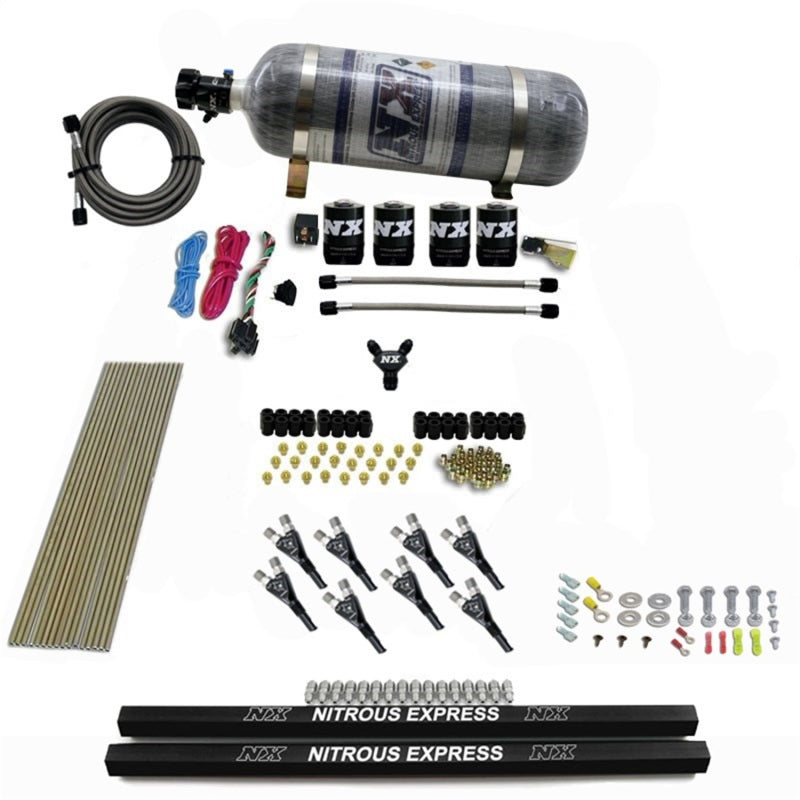 Nitrous Express Pro-Shk/Gas Nitrous Kit (200-600HP) w/Rails and Composite Bottle-thumbmail-2