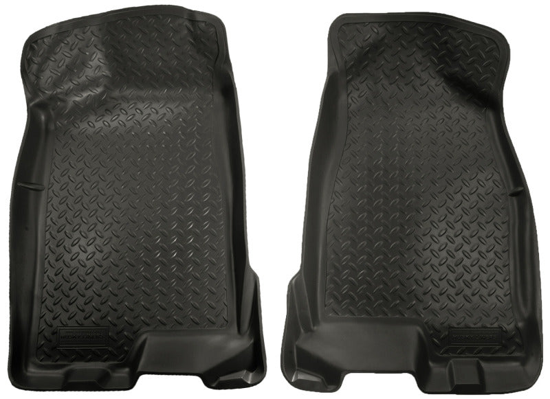 Husky Liners 04-12 Chevy Colorado/GMC Canyon Crew Cab Classic Style Black Floor Liners-thumbmail-2