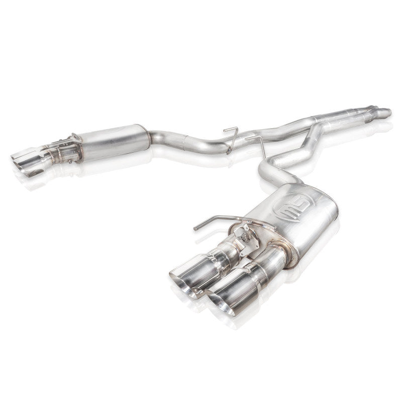 Stainless Works 18+ Ford Mustang GT Redline Cat-Back Performance Connect X-Pipe w/ Active Valves-thumbmail-14