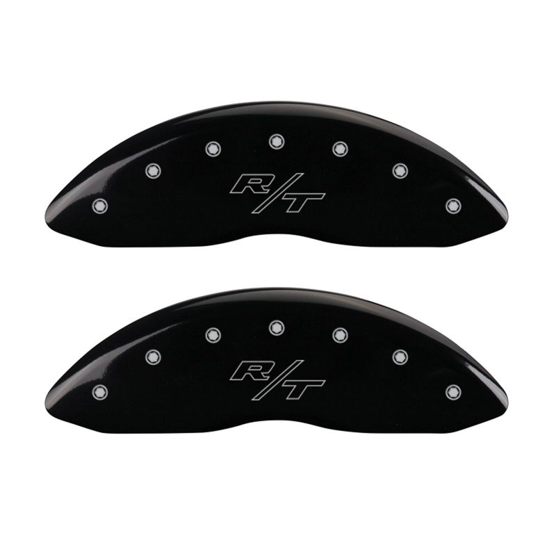 MGP 4 Caliper Covers Engraved Front & Rear Vintage Style/RT Black finish silver ch-thumbmail-3