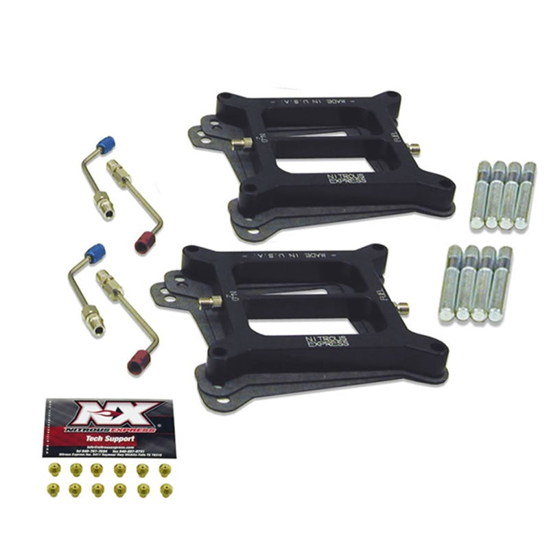 Nitrous Express Dual 4150 Stage Six Nitrous Plate Conversion-thumbmail-2