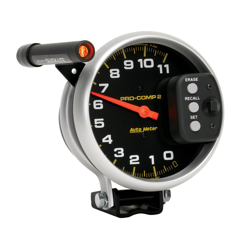Autometer 5 inch 11000 RPM Single Range w/ Pro-Comp 2 & Memory Tachometer-thumbmail-3