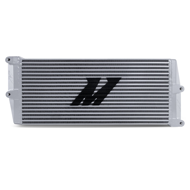 Mishimoto Heavy-Duty Oil Cooler - 17in. Opposite-Side Outlets - Silver-thumbmail-4