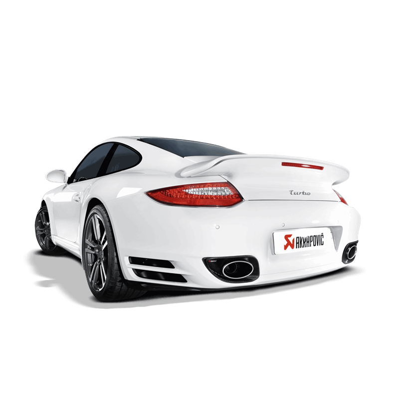 Akrapovic 10-13 Porsche 911 Turbo / Turbo S (997 FL) Slip-On Line (Titanium) w/ Titanium Tips-thumbmail-3