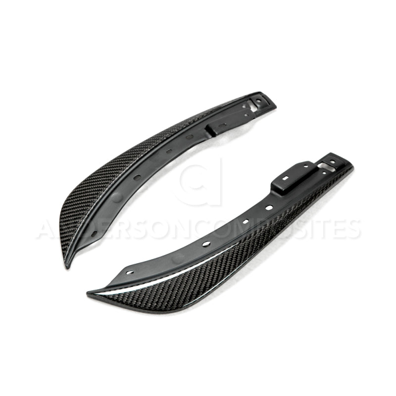 Anderson Composites 09-14 Dodge Challenger Front Bumper Canards-thumbmail-2