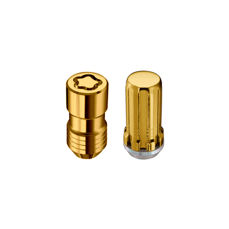 McGard SplineDrive Tuner 6 Lug Install Kit w/Locks & Tool (Cone) M14X1.5 / 1in. Hex - Gold-thumbmail-4