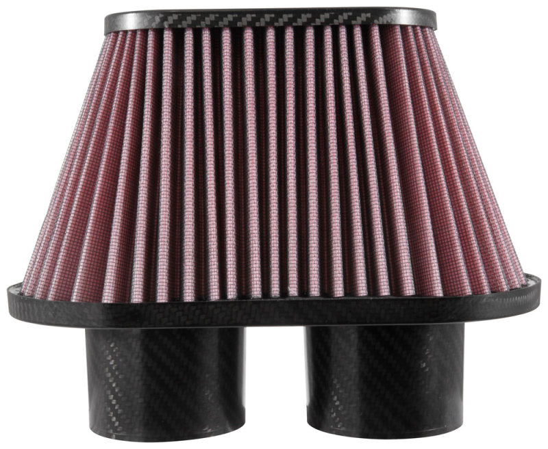 K&N Universal Air Filter - 3in Dual Flange / 10x5.125in Base / 6.375x3.0625in Top / 5.5in Height-thumbmail-4