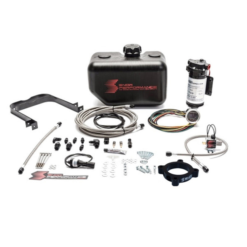 Snow Performance Stg 2 Boost Cooler 13-18 Ford Focus ST Water Inj Kit (SS Braided Line/4AN Fittings)-thumbmail-1