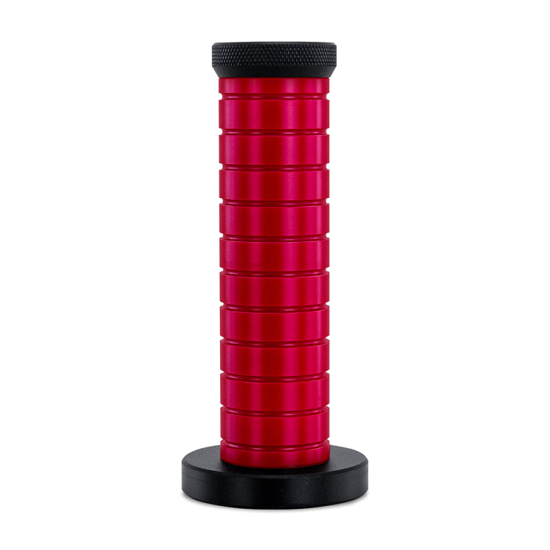 Mishimoto Weighted Grip Shift Knob - Black / Red-thumbmail-4