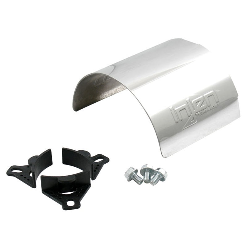 Injen Aluminum Air Filter Heat Shield Universal Fits 3.50 Polished-thumbmail-3