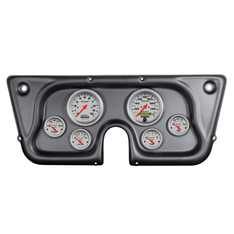 Autometer Ultra-Lite 67-72 Chevy Truck C/K/K5/Suburban Dash Kit 6pc Tach/MPH/Fuel/Oil/WTMP/Volt-thumbmail-1