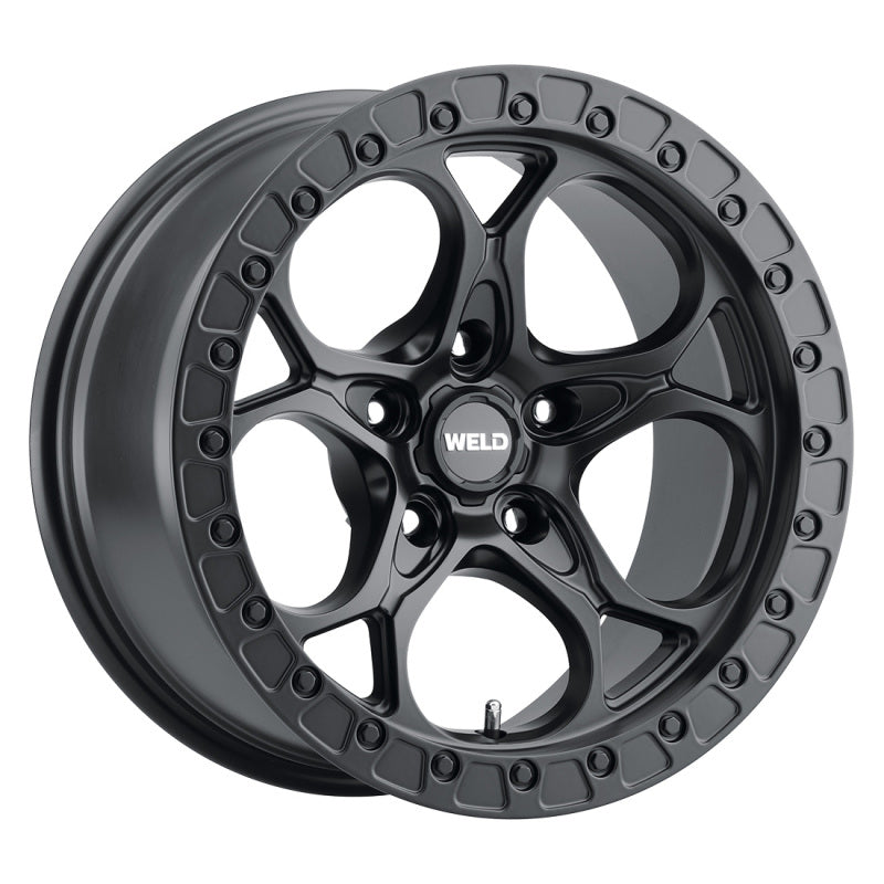 Weld Off-Road W108 17X9.0 Ledge 5X127 ET-12 BS4.50 Satin Black 71.5-thumbmail-2