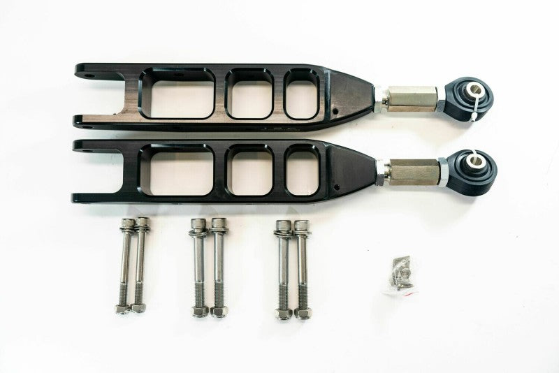 ISC Suspension 08-21 Subaru Impreza V3 Rear Adjustable Control Arms - Stealth Series Black-thumbmail-4