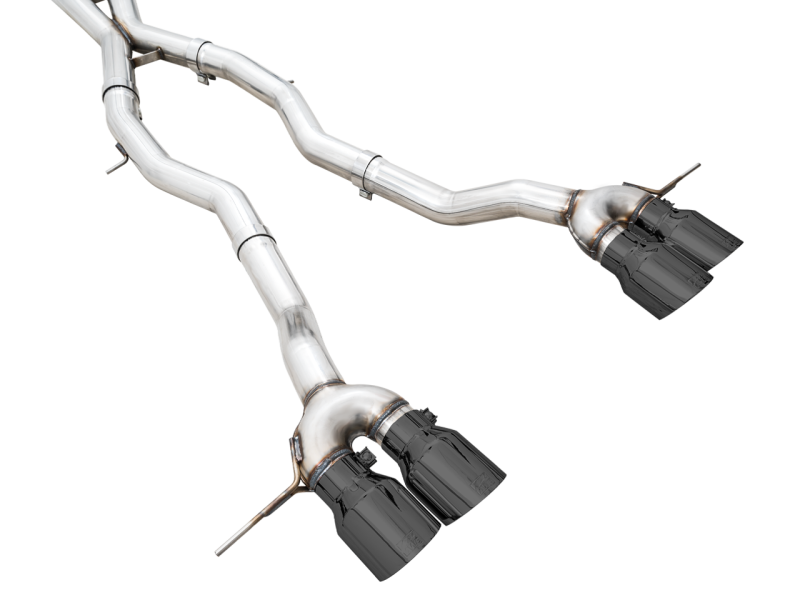 AWE Track Edition Catback Exhaust for BMW G8X M3/M4 - Diamond Black Tips-thumbmail-10