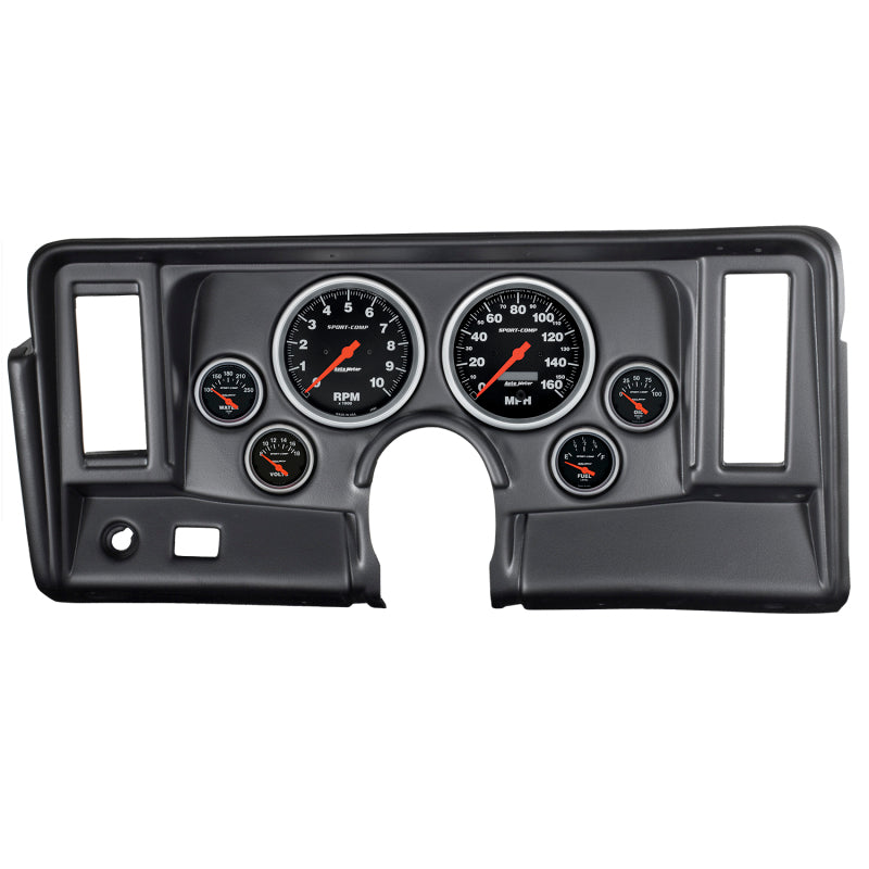 Autometer Sport-Comp 66-76 Nova Dash Kit 6pc Tach / MPH / Fuel / Oil / WTMP / Volt-thumbmail-1