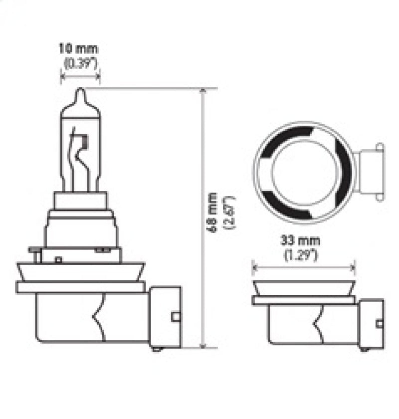 Hella Bulb H16 12V 19W Pgj193 Sb-thumbmail-4