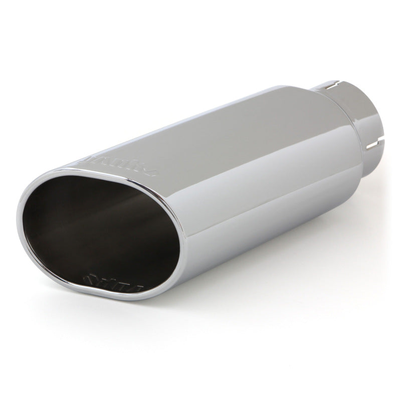 Banks Power Tailpipe Tip Kit - SS Obround Slash Cut - 3.5in Tube - 4.38in X 5.25in X 13.38in-thumbmail-2