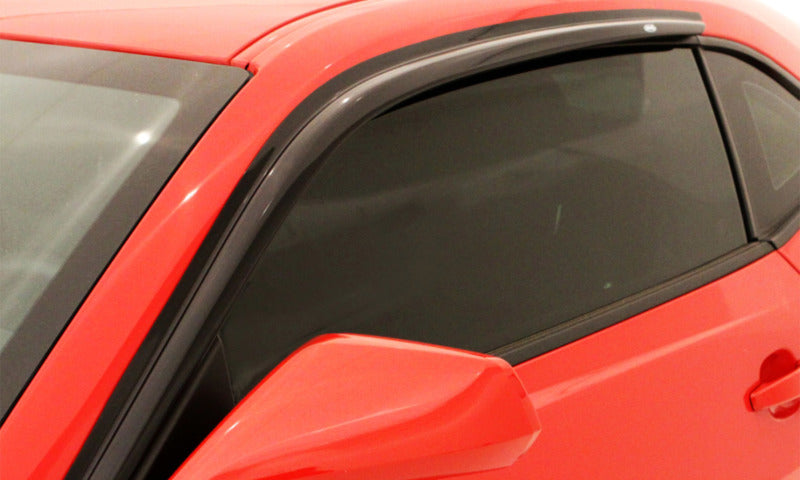AVS 12-14 Ford Mustang Ventvisor Outside Mount Window Deflectors 2pc - Smoke-thumbmail-3