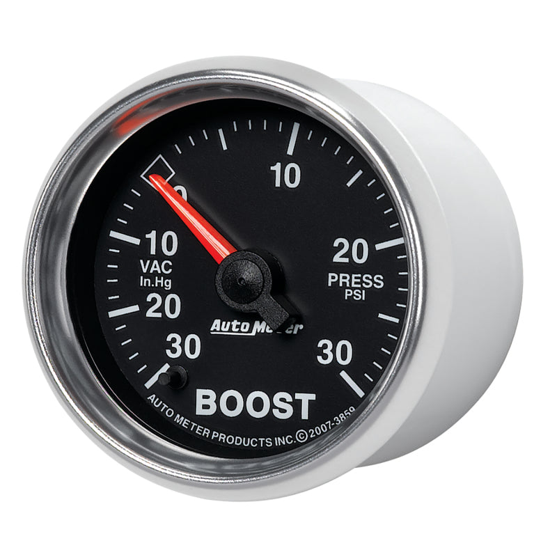 Autometer GS 30inhg-30PSI Digital Vac/Boost Gauge-thumbmail-6