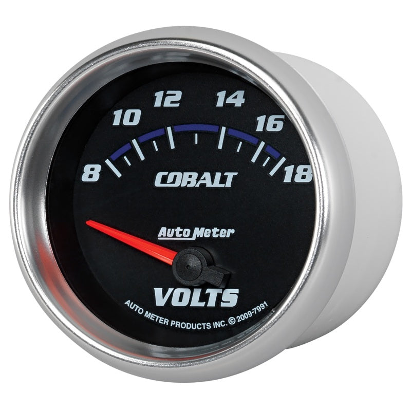 AutoMeter Gauge Voltmeter 2-5/8in. 18V Electric Cobalt-thumbmail-5