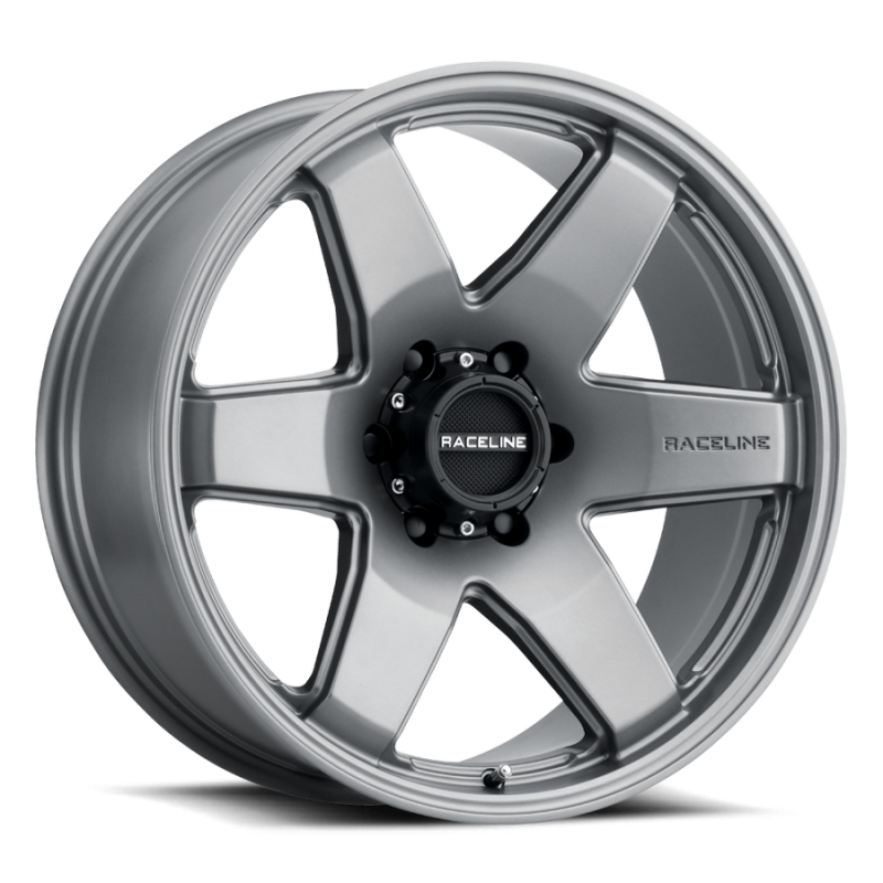Raceline 942GS Addict 18x8in / 5x114.3 BP / 35mm Offset / 72.62mm Bore - Greystone Wheel-thumbmail-1