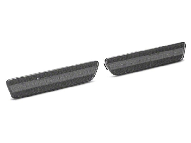 Raxiom 05-09 Ford Mustang Axial Series LED Side Markers (Smoked)-thumbmail-1