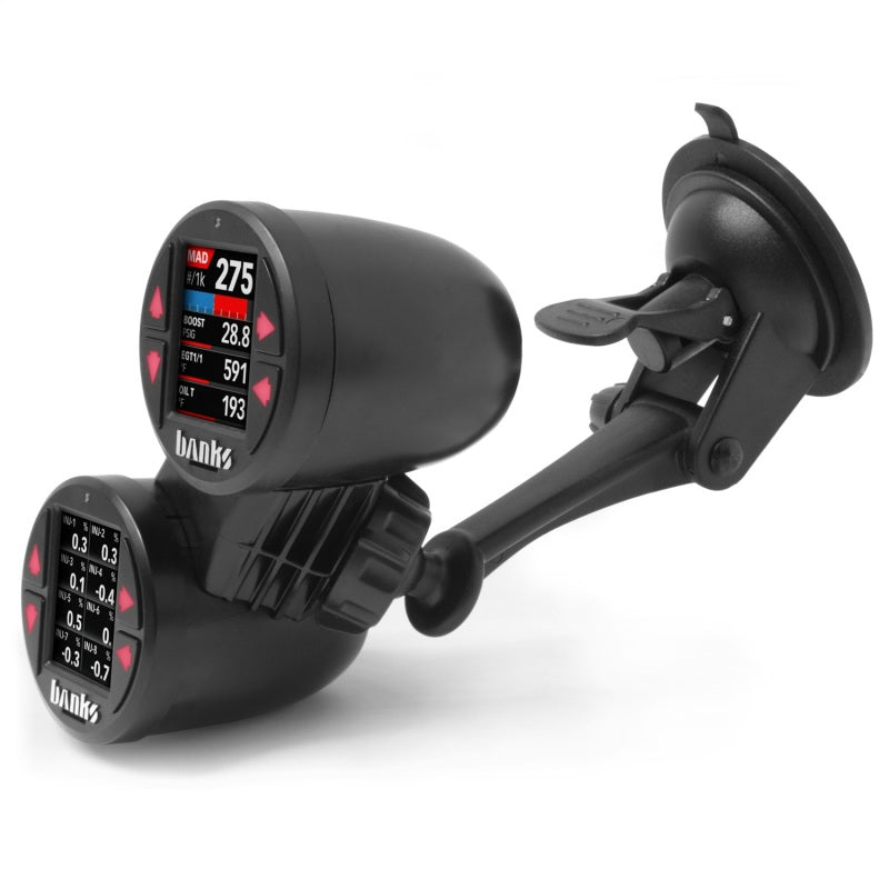 Banks Power Dual Gauge Pod Suction Mount For iDash 1.8 And 52mm Gauges-thumbmail-3
