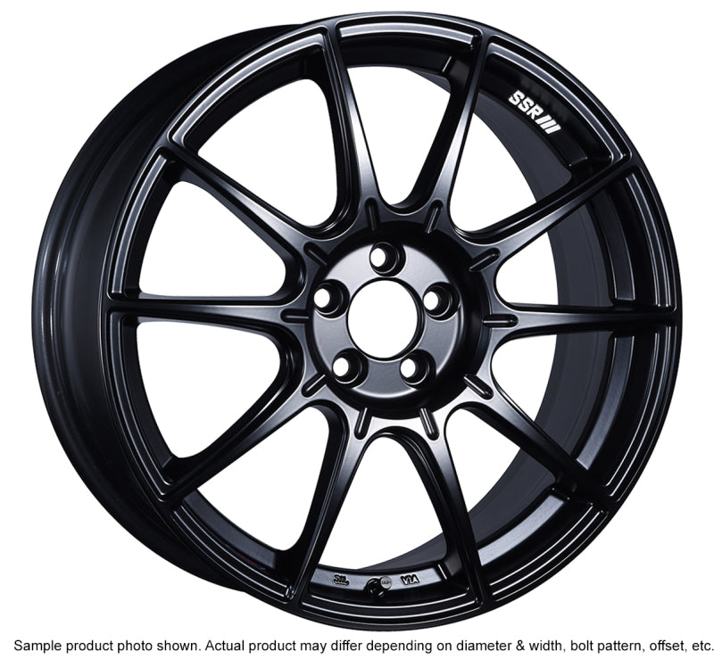 SSR GTX01 18x7.5 5x100 48mm Offset Flat Black Wheel-thumbmail-1