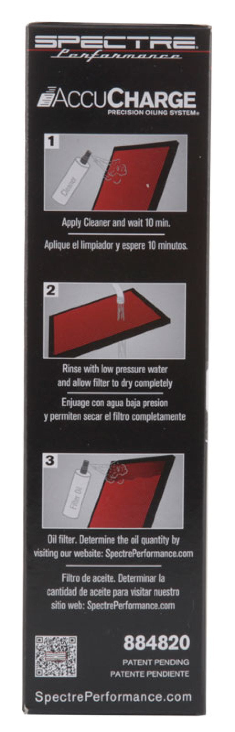 Spectre Accucharge Kit for HPR Filters - Clear-thumbmail-12