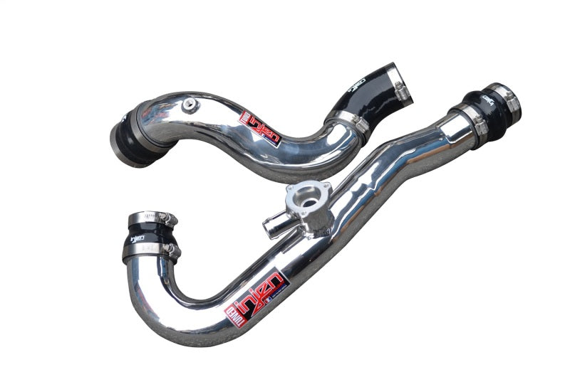 Injen 15-19 Ford Mustang 2.3L EcoBoost Aluminum Intercooler Piping Kit - Wrinkle Red-thumbmail-2