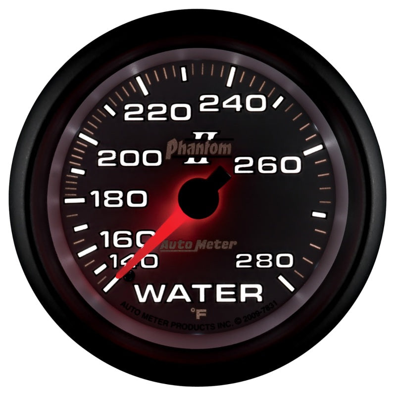 Autometer Phantom II 2-5/8in 140-280 Degree F Mechanical Water Gauge-thumbmail-6