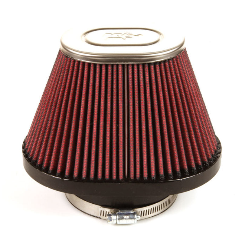 K&N Universal Chrome Filter-Oval Tapered 4in Flg ID x 5.375in Base O/S W x 3.313in Top O/S W-thumbmail-15