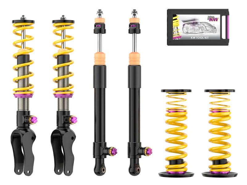 KW Coilover Kit V4 2021+ Porsche Taycan (Y1A) Sedan 2WD (Without Air Suspension)-thumbmail-2
