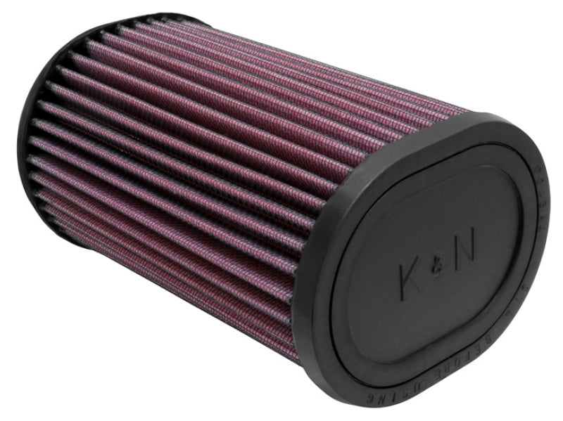 K&N Filter Universal Rubber Oval Straight 4.5in OL x 3.75in OW x 7in Height 20 Degree Angle-thumbmail-2