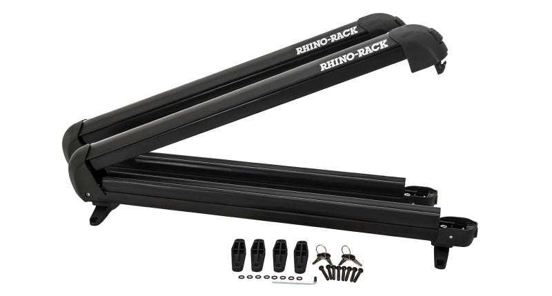 Rhino-Rack Universal Ski/Snowboard Carrier - Fits 6 Pairs of Skis or 4 Snowboards - Black-thumbmail-6