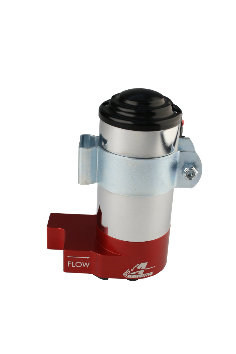 Aeromotive SS Series Billet (14 PSI) Carbureted Fuel Pump w/AN-8 Inlet and Outlet Ports-thumbmail-3