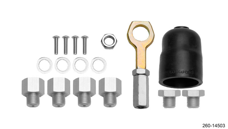 Wilwood Hardware Kit Tandem Master Cylinder - 7/8in & 15/16in Bore Mustang-thumbmail-1