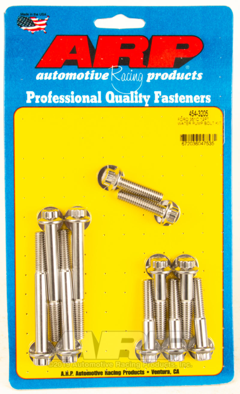ARP Ford 351C SS 12pt Water Pump Bolt Kit-thumbmail-1