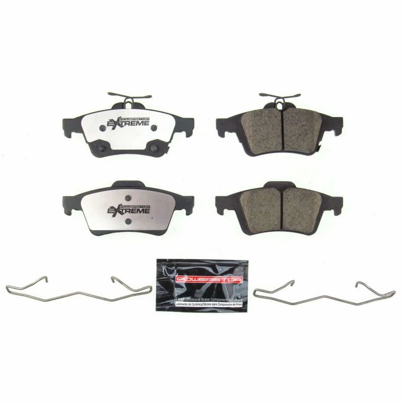 Power Stop 2016 Ford Focus Rear Z26 Extreme Street Brake Pads w/Hardware-thumbmail-1