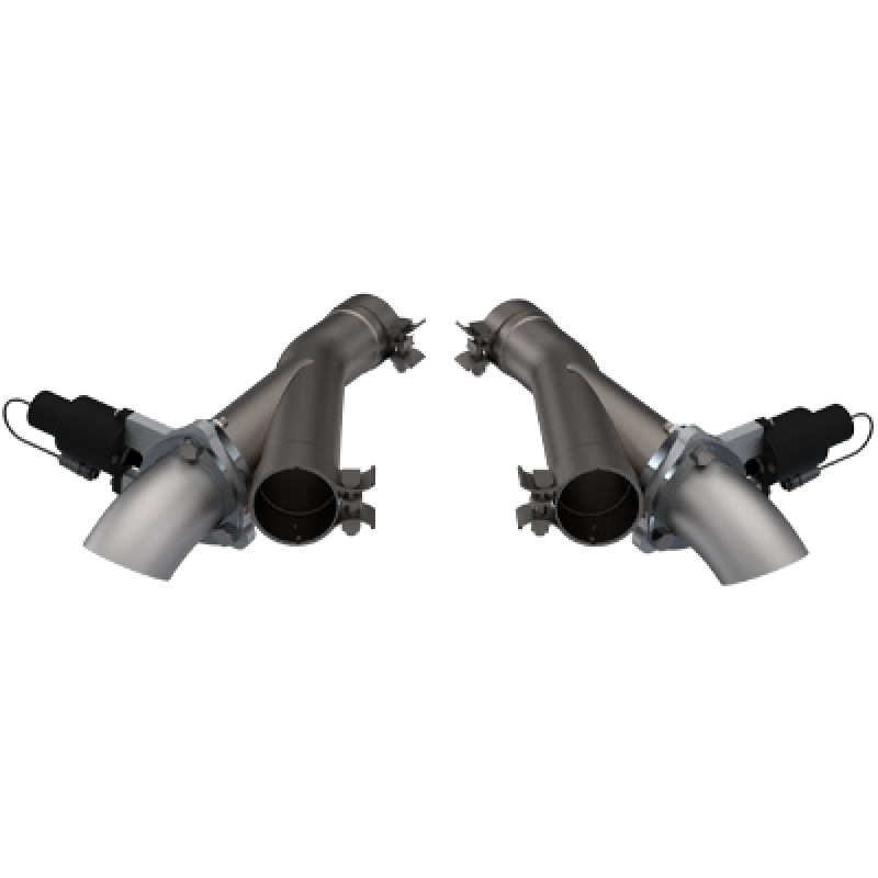 QTP 2018+ Jeep Grand Cherokee Trackhawk 2.75in 304SS Aggressor Cutout Dual Mid Pipes-thumbmail-4