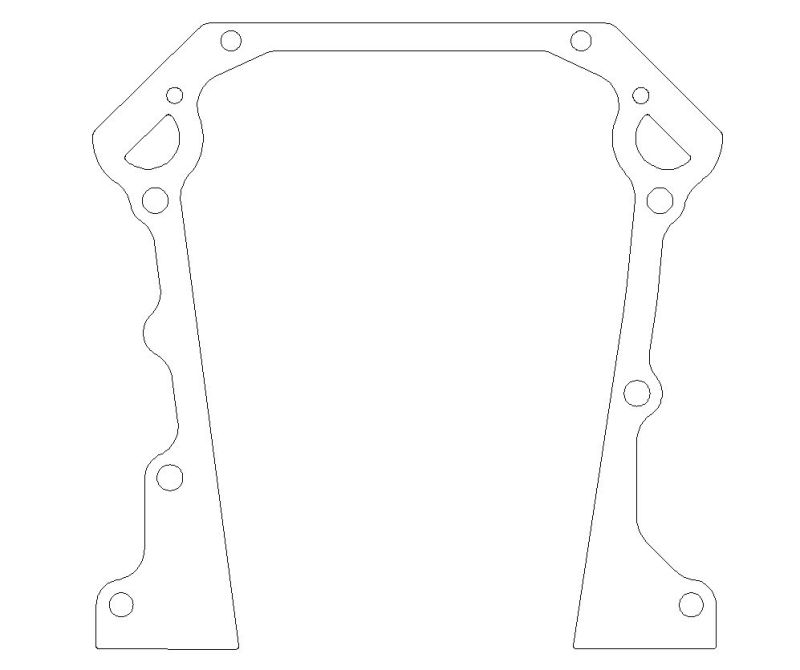 Cometic 65-91 Dodge V8 5.2L R-3 W-2 Timing Cover Gasket Set 0.018in AFM-thumbmail-3
